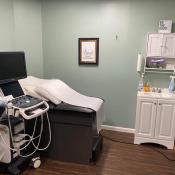 Ultrasound room at Options Care Center in Jamestown, New York