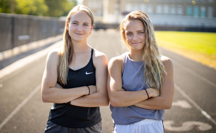 Mary Kate Marshall and Madison Kenyon of Idaho State University