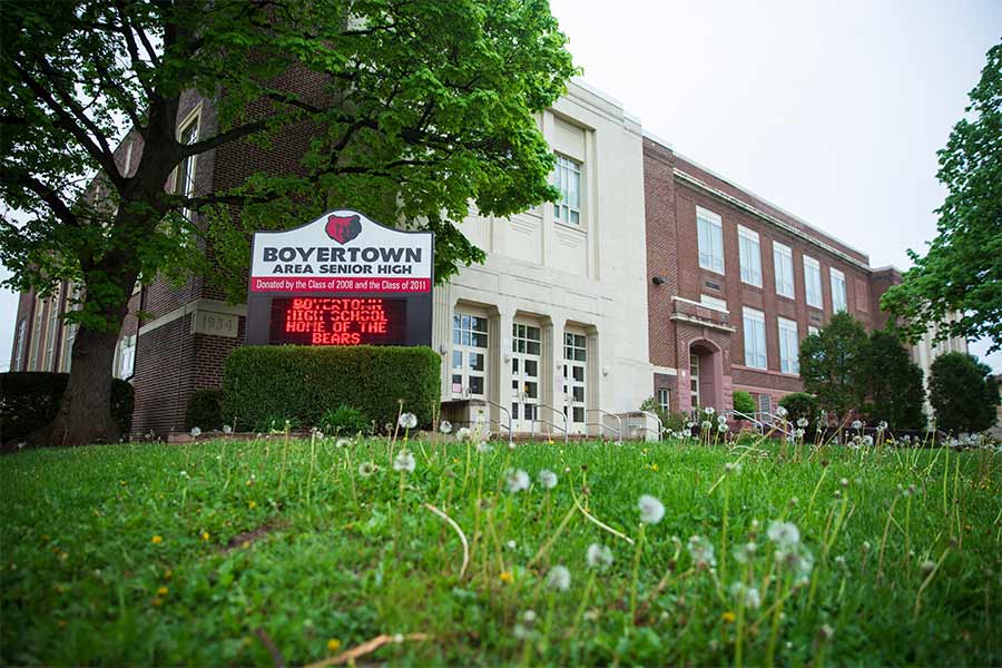 Boyertown Area High School opened its restrooms and locker rooms to members of the opposite sex