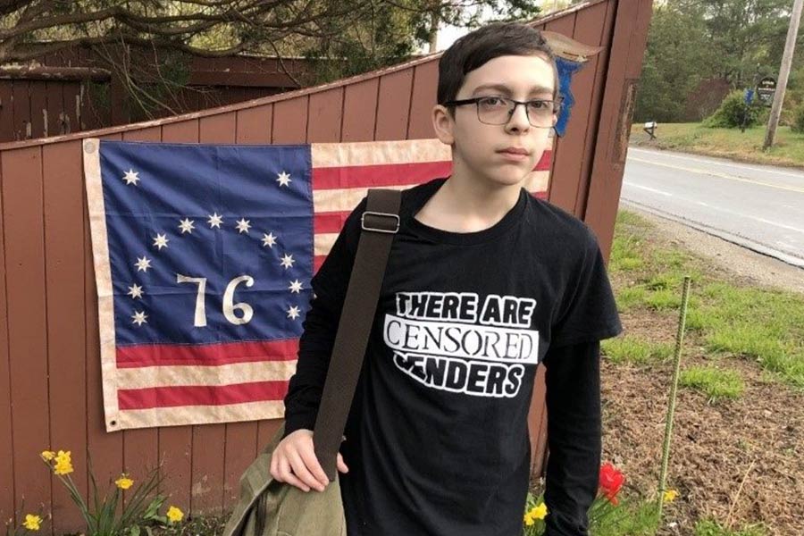 MA boy asks court to halt school’s ban on ‘There are only two genders’ shirt