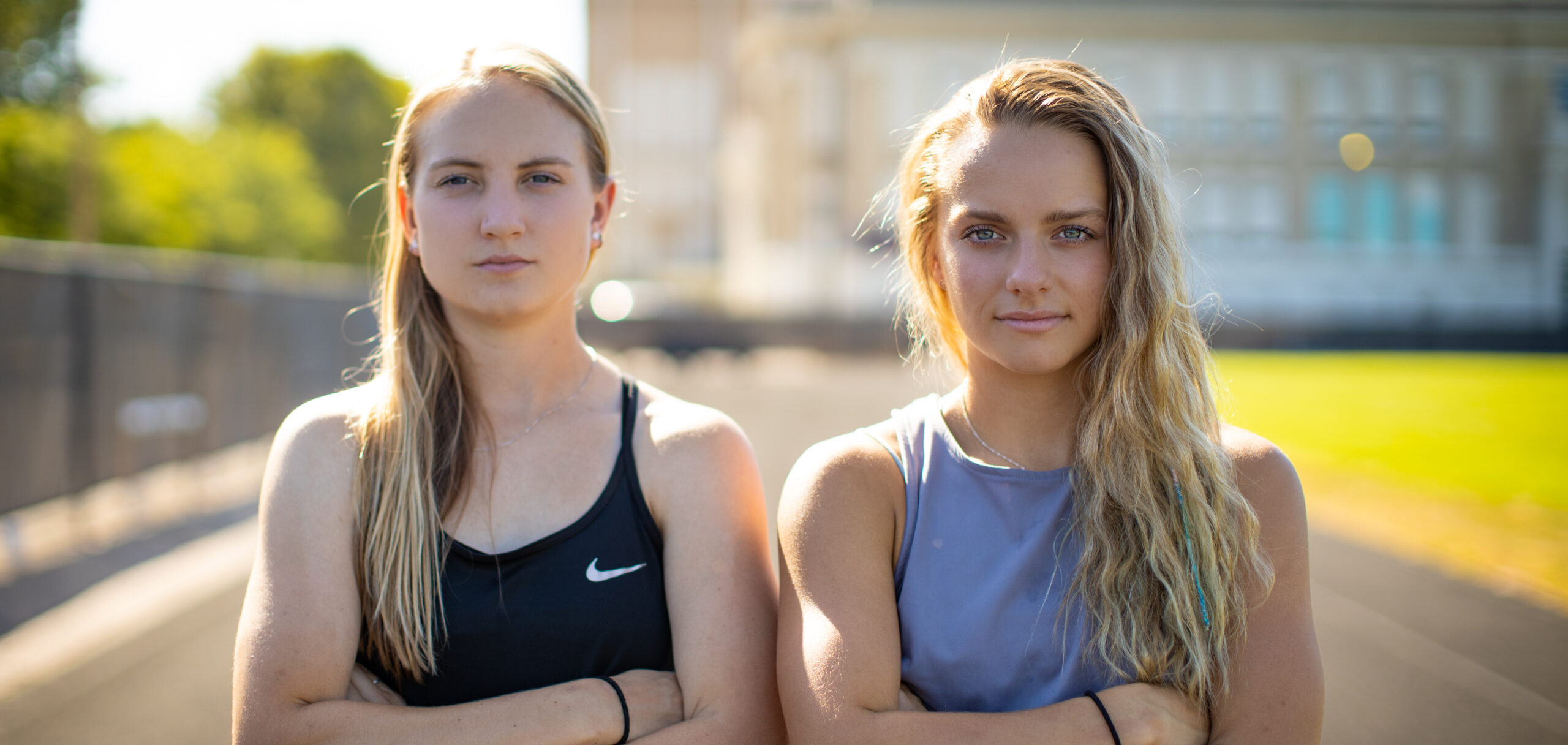 Mary Kate and Madison Standing Firm